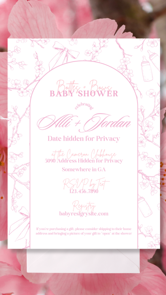 French Country Baby Shower